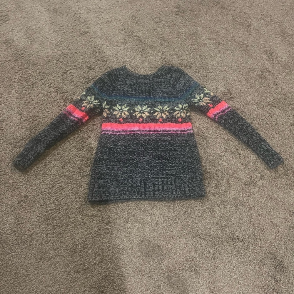 AMERICAN EAGLE OUTFITTERS Jegging Sweater Wool Mohair Blend S Gray Snowflake - Picture 7 of 7